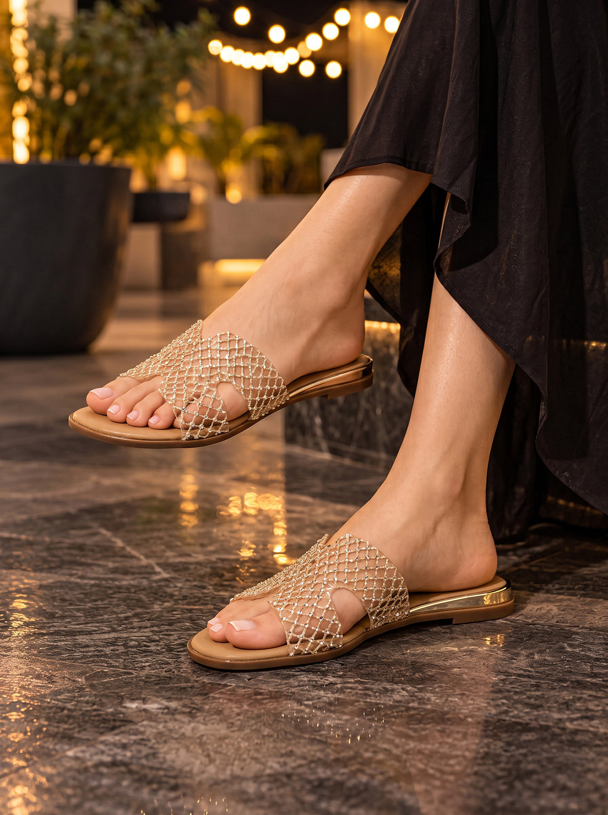 Net-Patterned Flat Slides