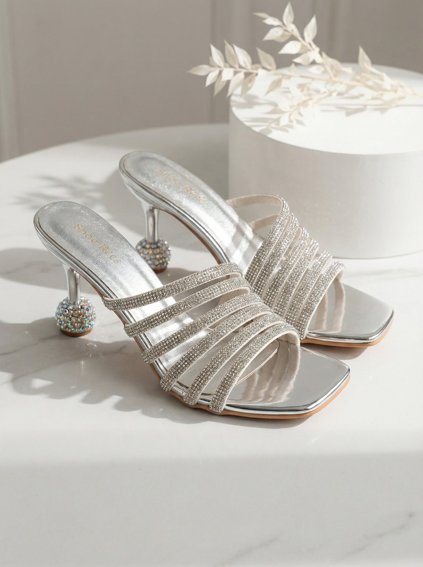 Modern Square-Toe Stiletto Slip-Ons