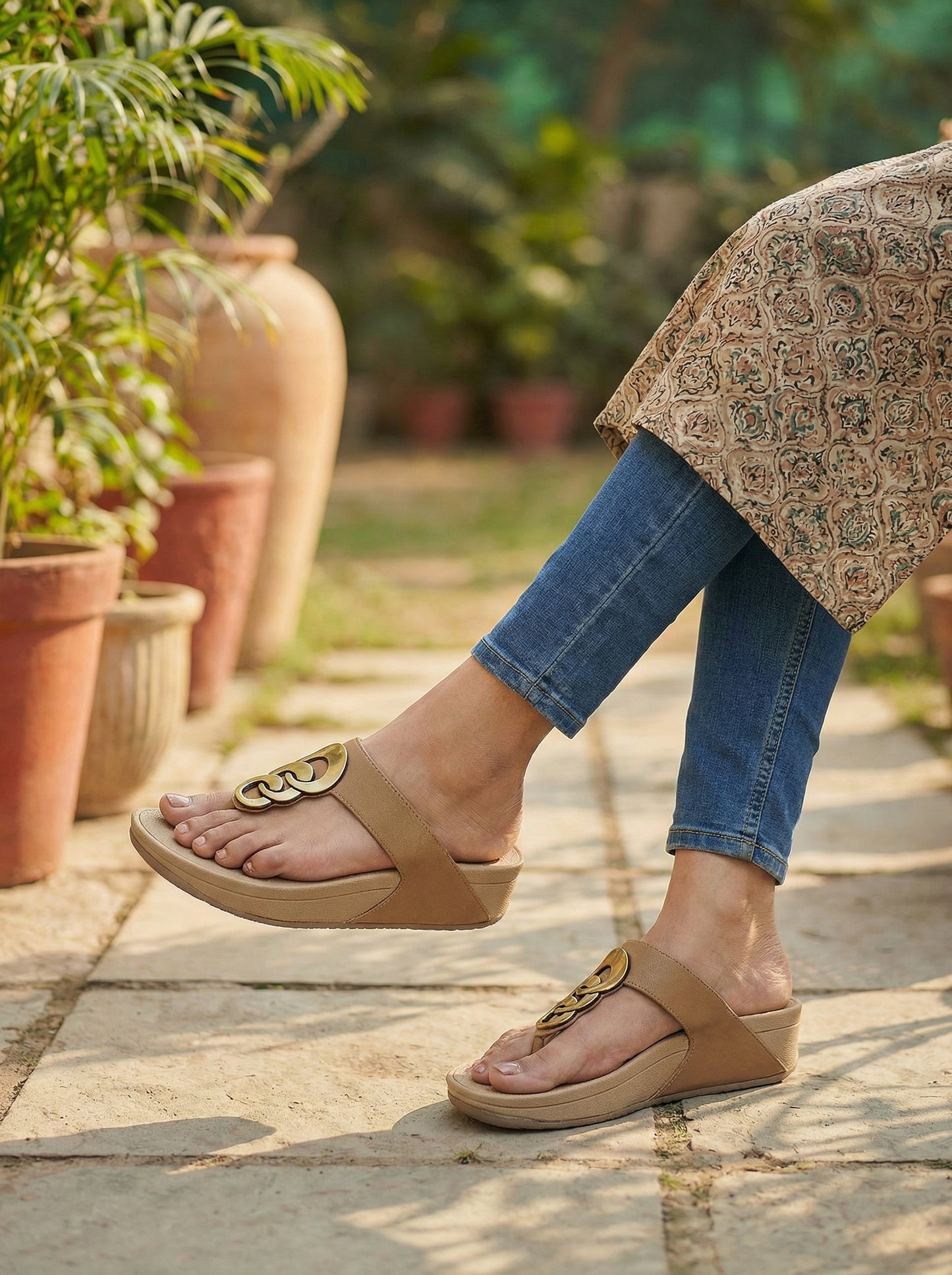 Wedge Heel Flip Flop