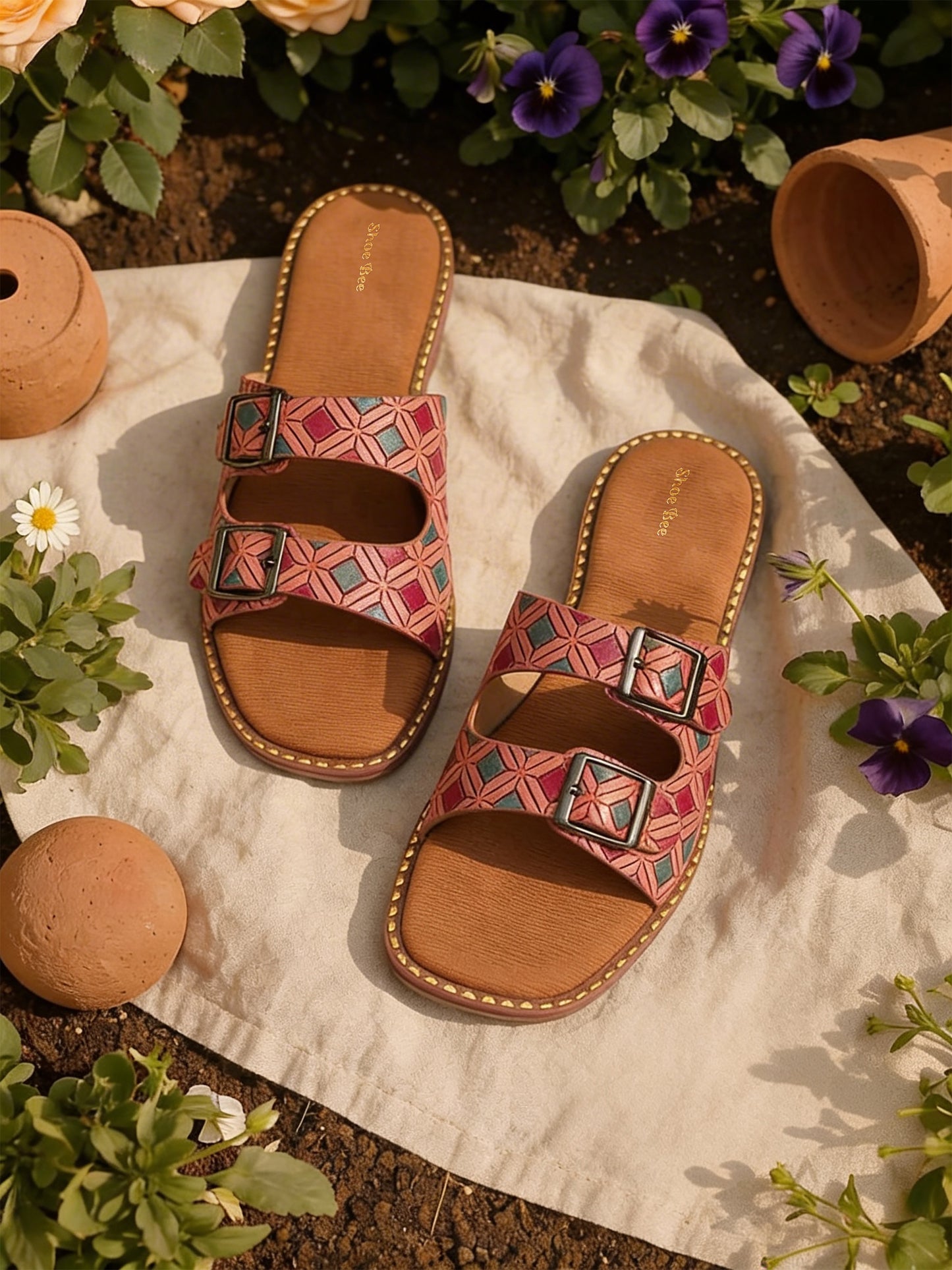 Batik Print Slip-On