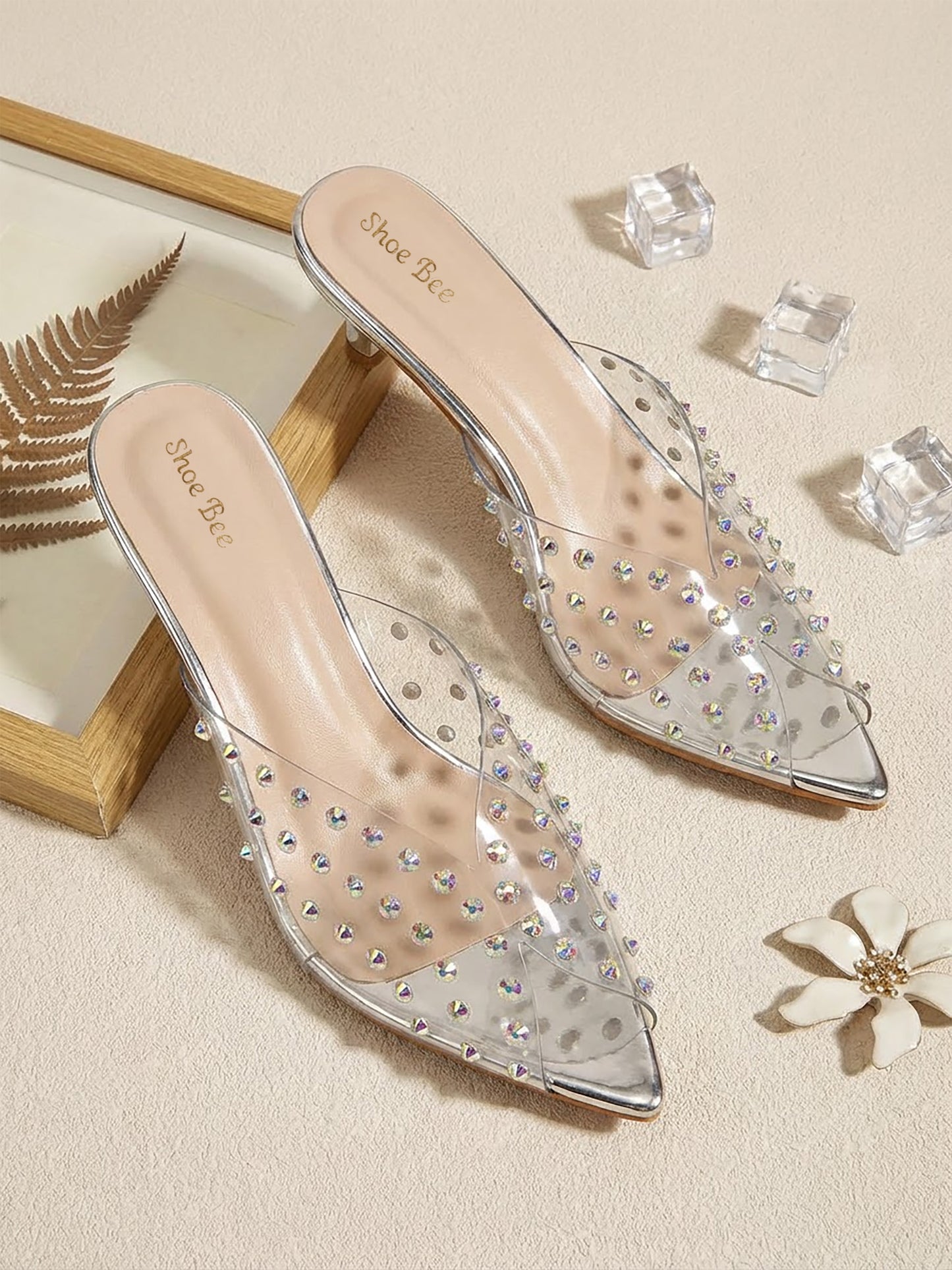 Transparent Strap Heel