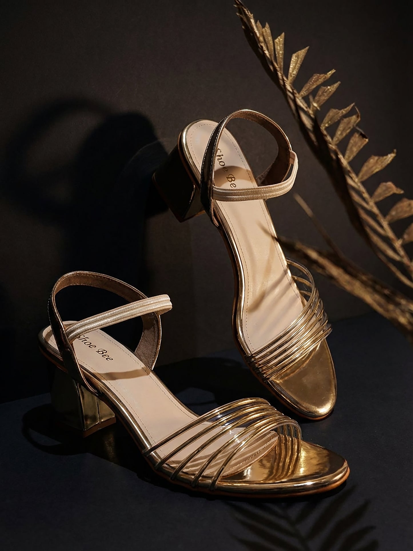 Transparent Multi-Strap Heel