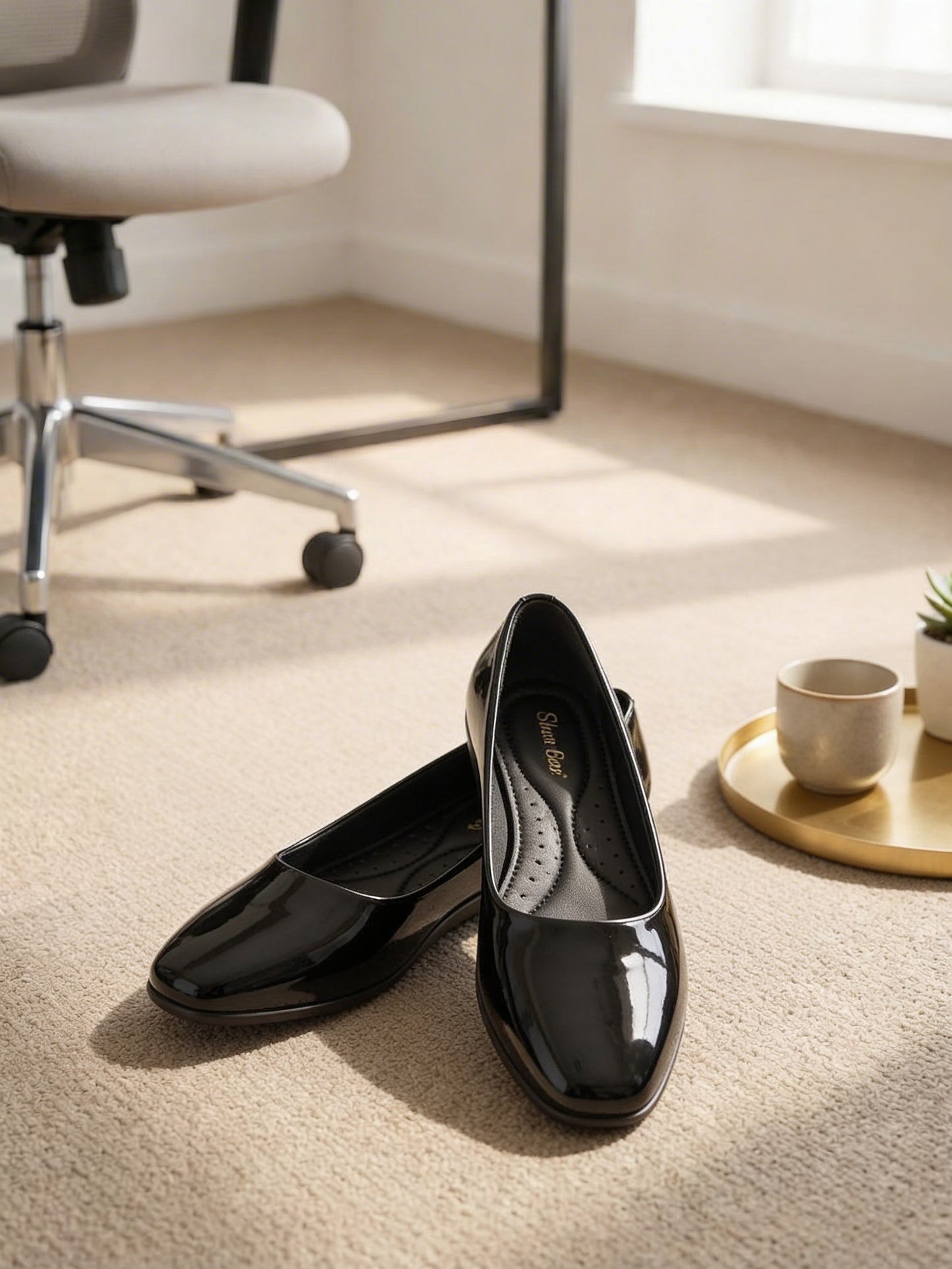 Black Low Heel