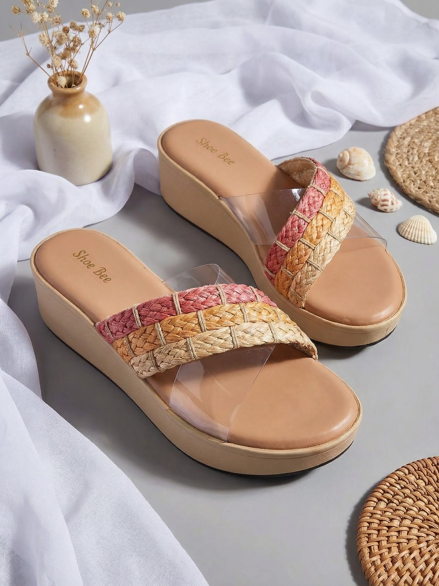 Criss Cross Wedge Platform