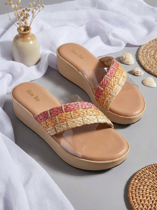 Criss Cross Wedge Platform