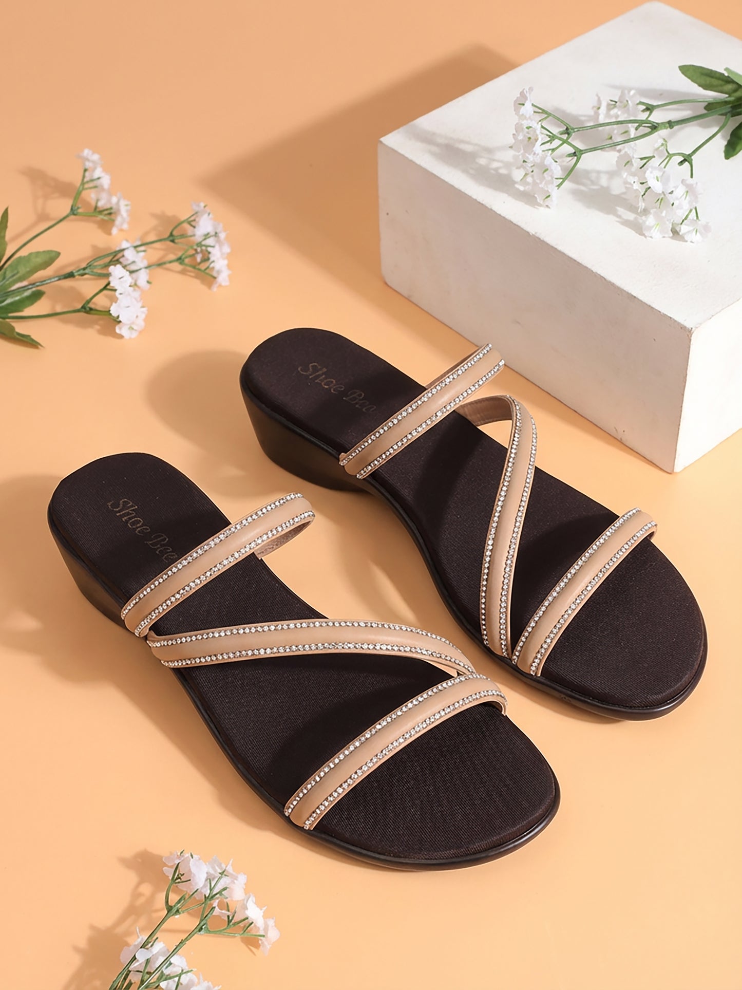 Mule- Shimmer Strap