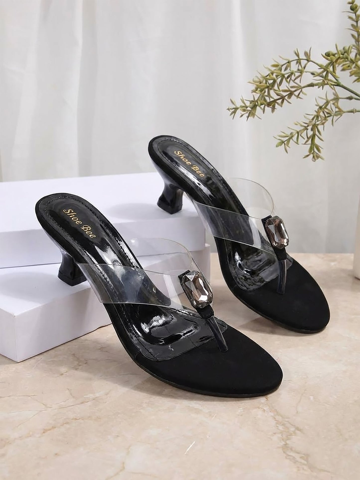 Mule Heels-Buckle