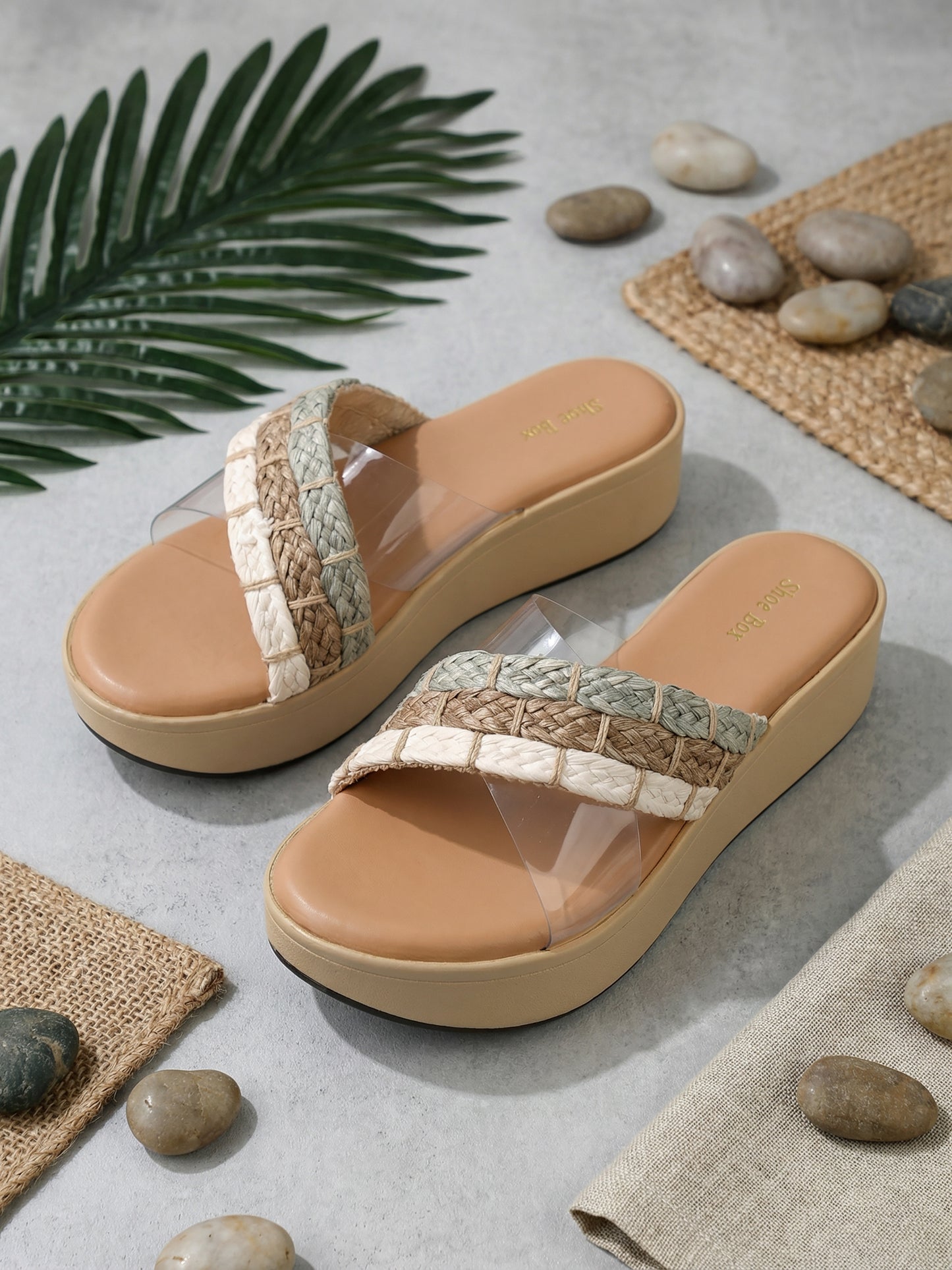 Criss Cross Wedge Platform