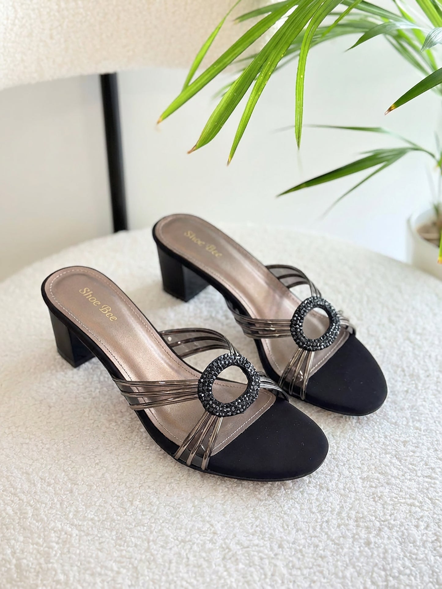 Embellished Buckle Slip On