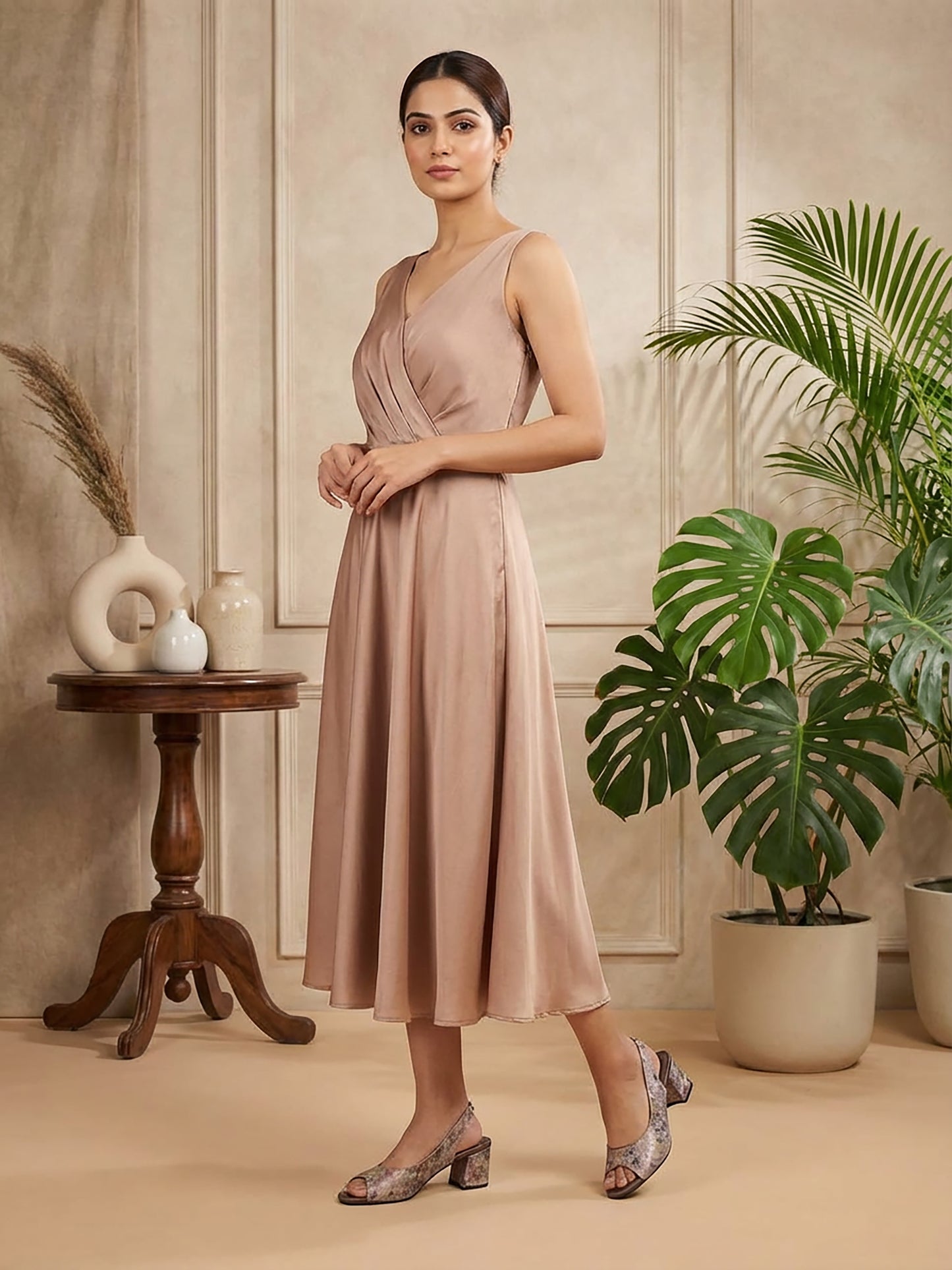 Shimmer Slingback Heel