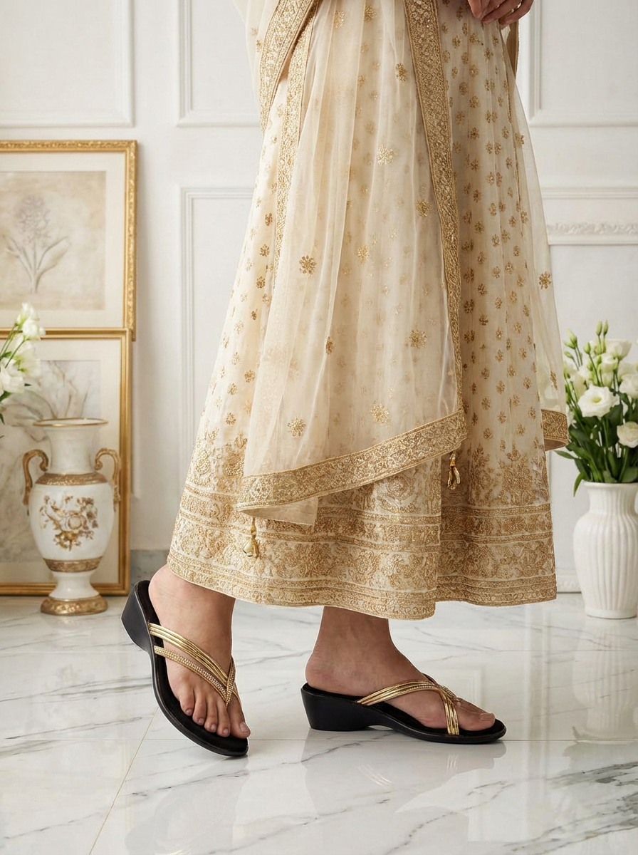 Sleek Flat Slip-On Sandals