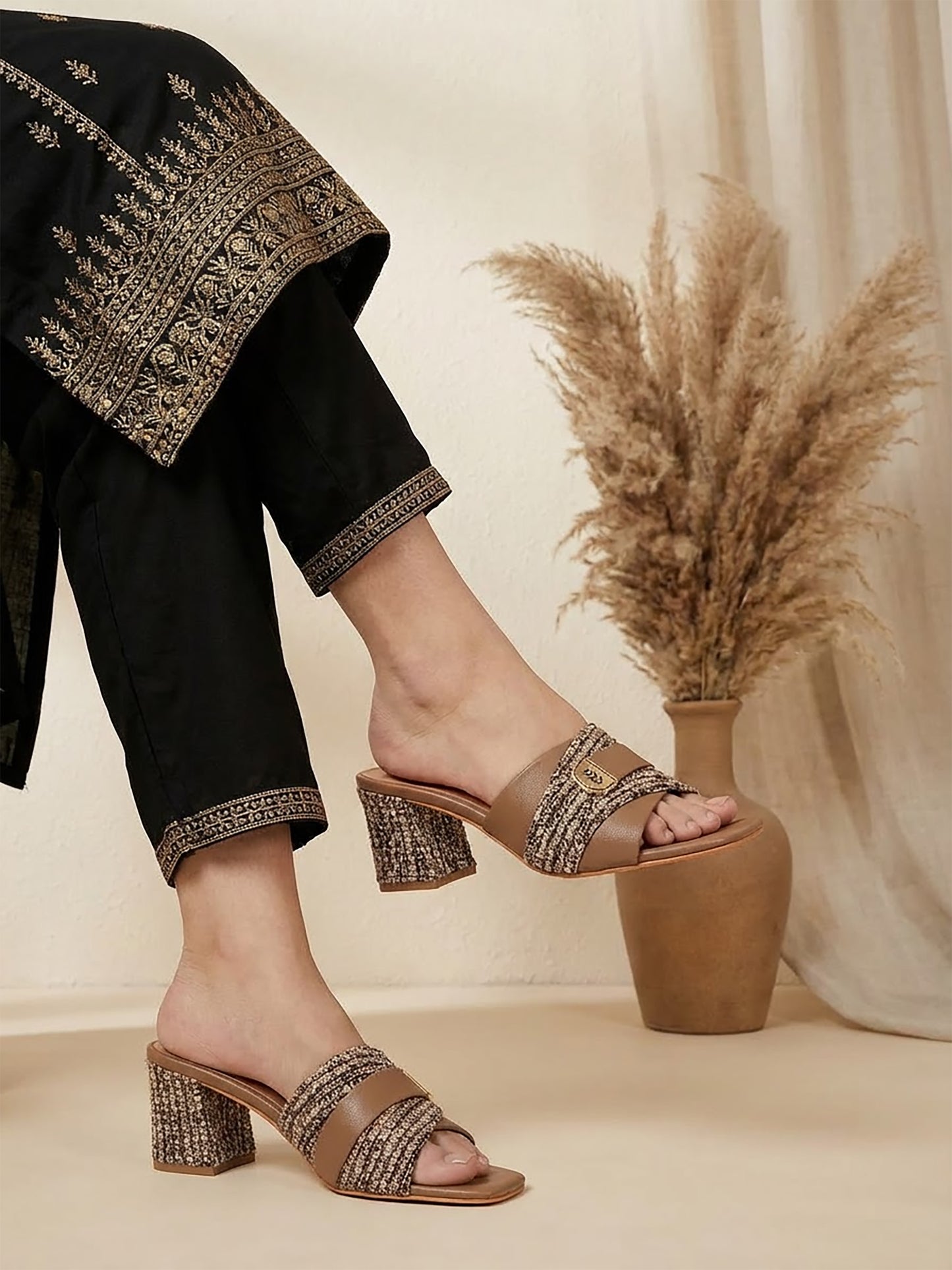 Textured Slip-On Chappal
