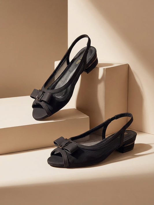 Flat Bow Peep Toes