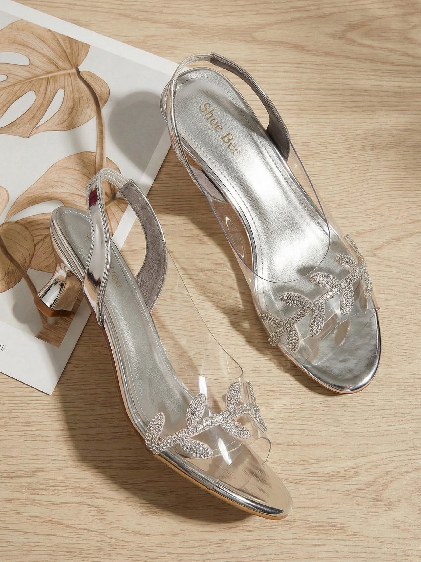 Transparent Slingback Heel