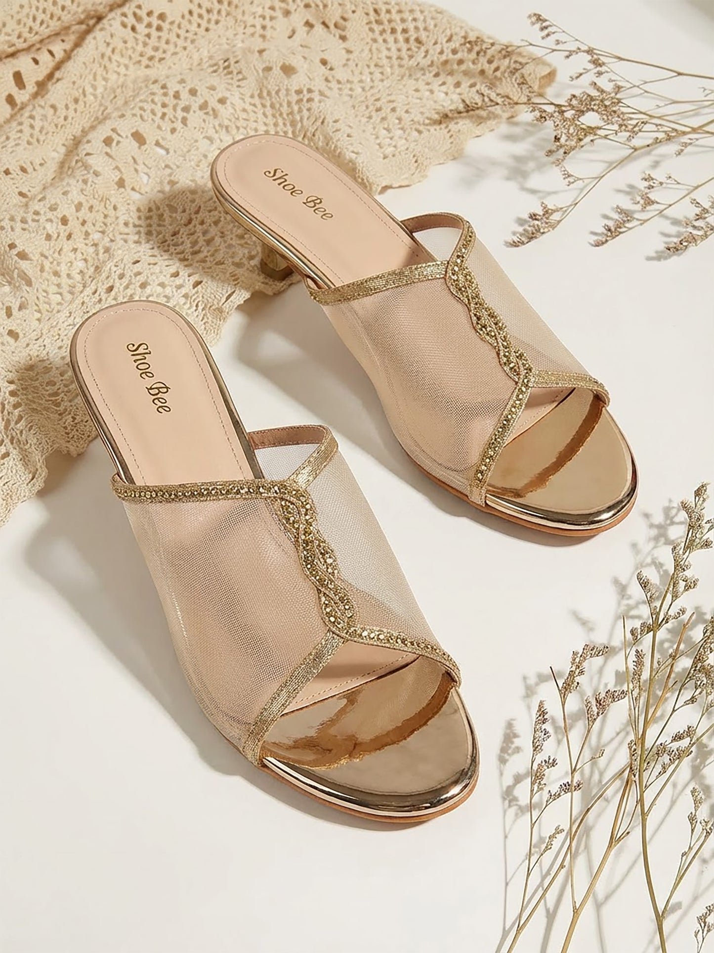 Open Toe Block Heel