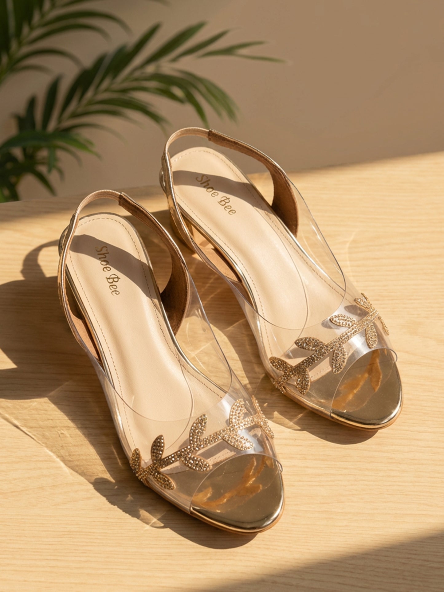Transparent Slingback Heel